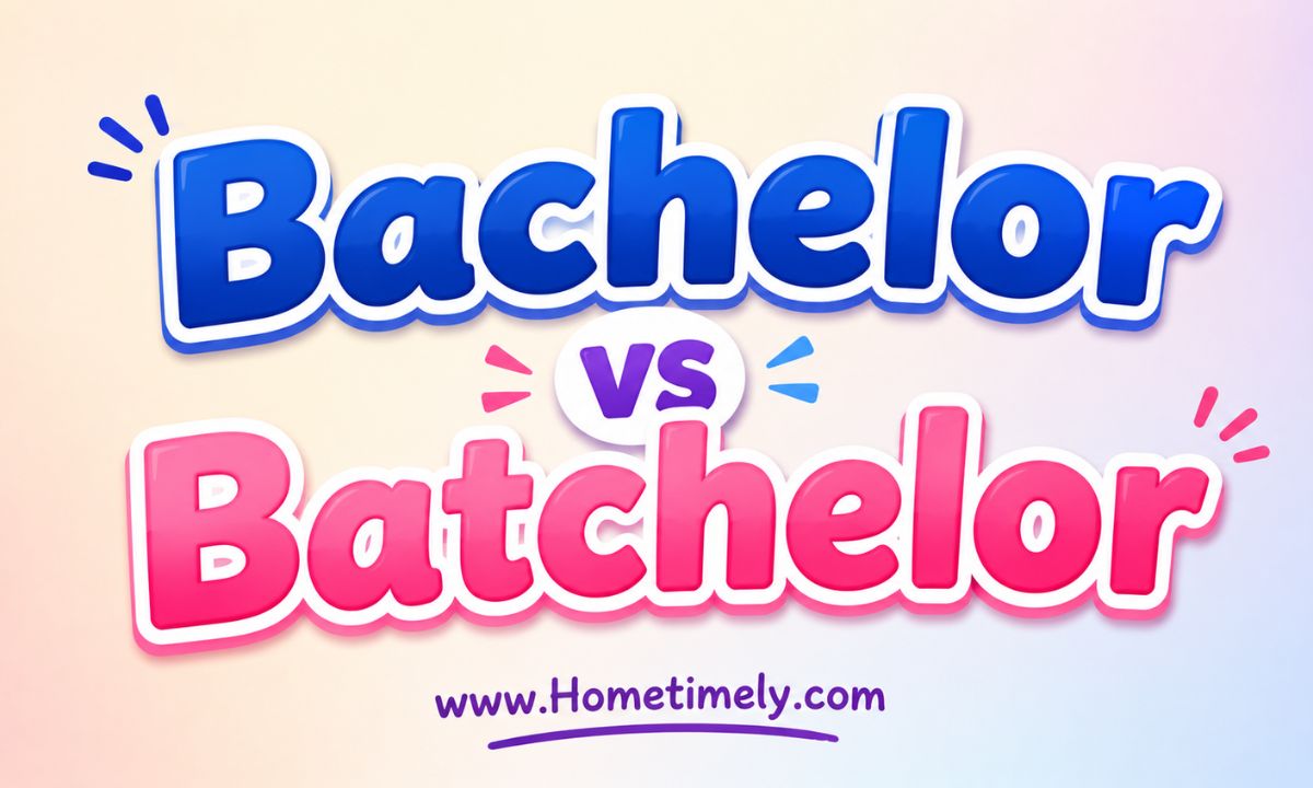 Bachelor vs Batchelor Difference and Correct Usage (2026 Guide)