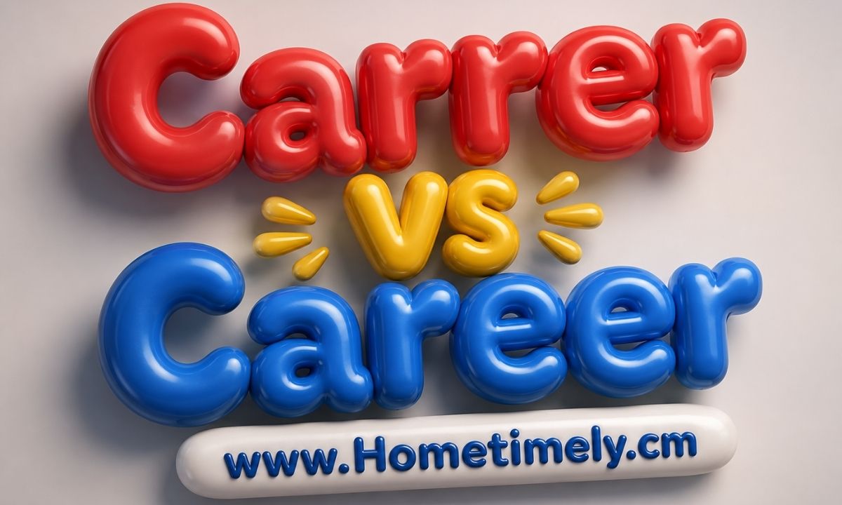 Carrer vs Career The Correct Spelling and Difference