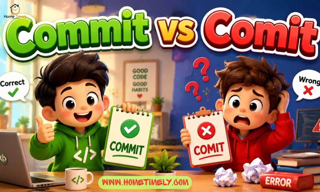 Commit vs Comit The Clear Difference You Need to Know
