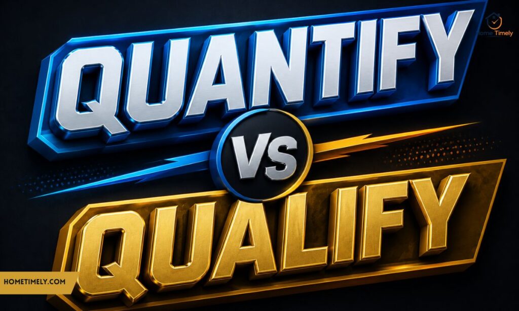 Quantify vs Quantitate The Distinction