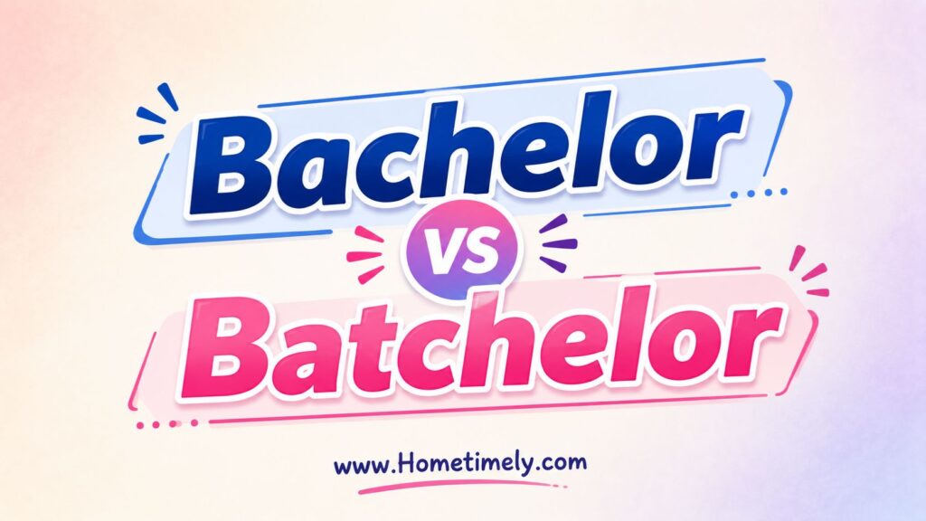 Quick Answer Bachelor vs Batchelor 