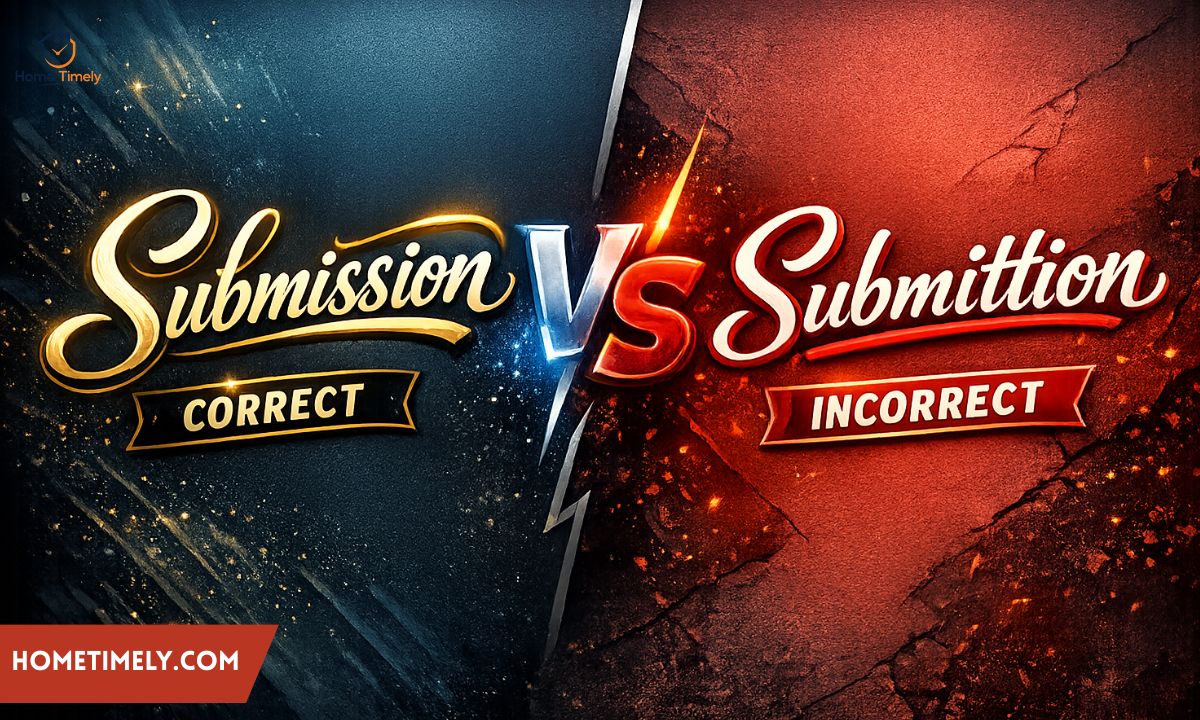 Submission vs Submittion Which One Is Correct
