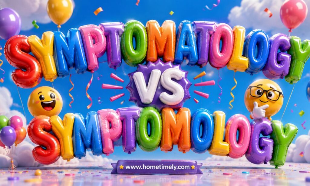 Symptomatology vs Symptomology Meaning in Medical Context