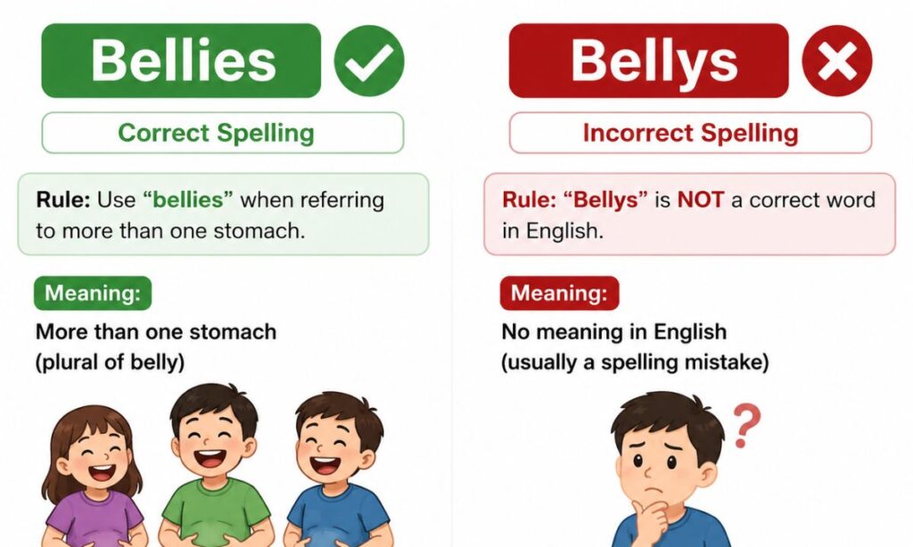 Bellies or Bellys The Quick Answer