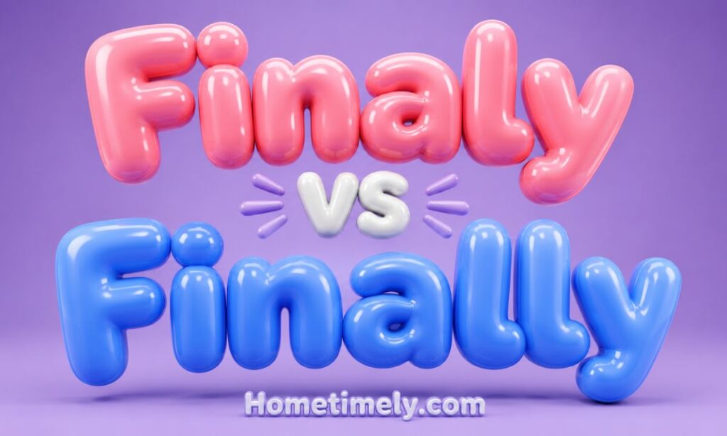 Difference Between Final vs Finally