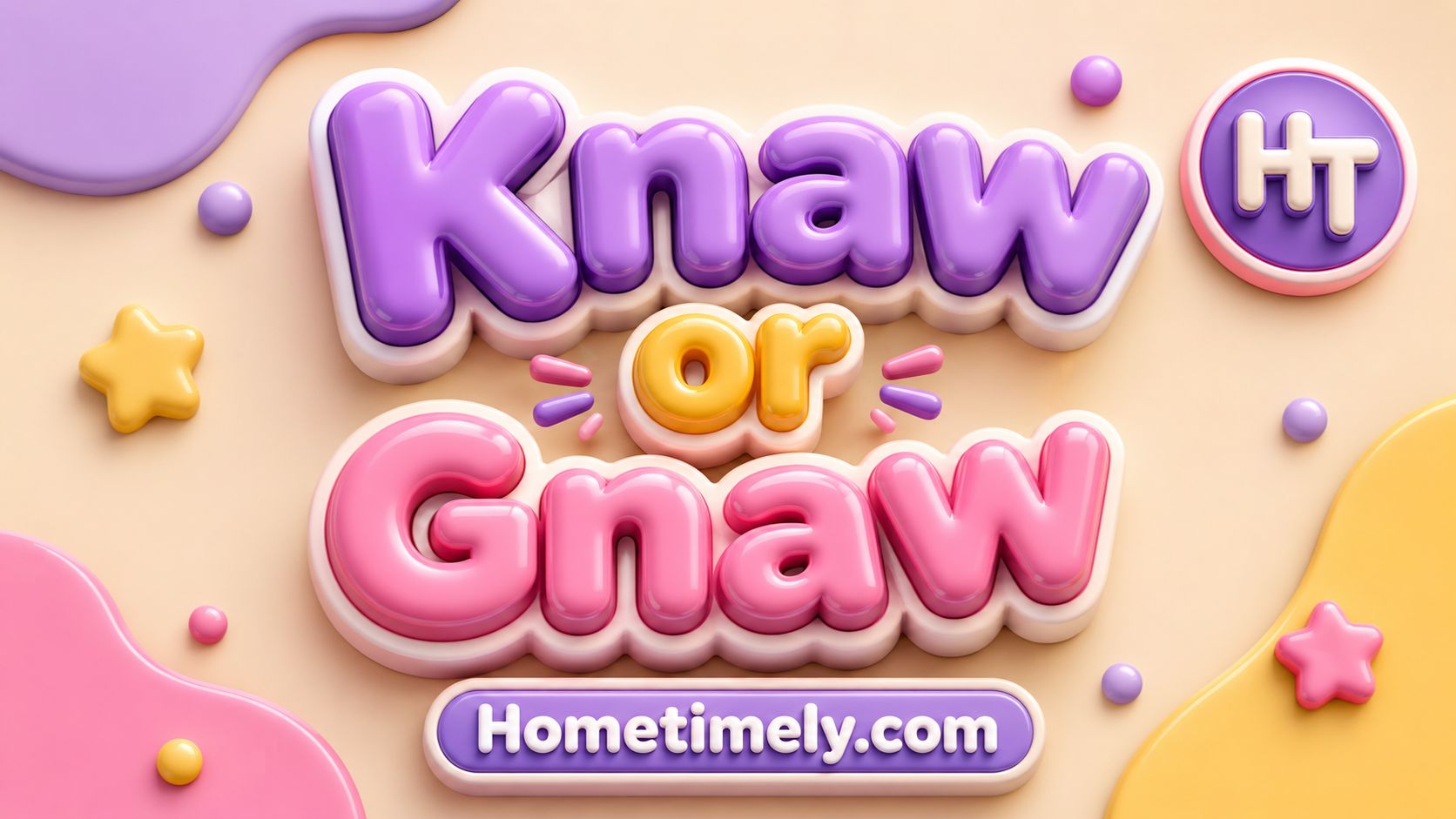 Knaw or Gnaw