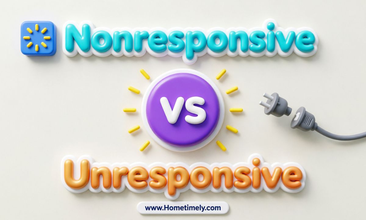 Nonresponsive vs Unresponsive Differences and Usage