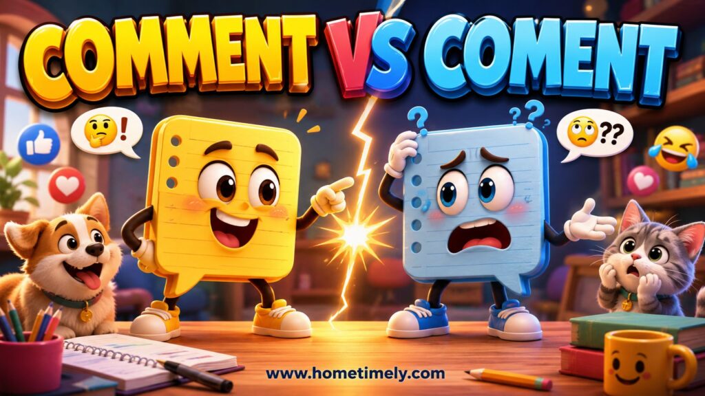 One Letter and Different Meaning Comment vs Commend