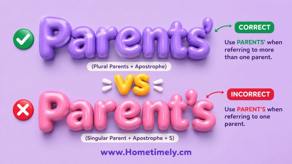 Quick Answer Parents vs Parent s
