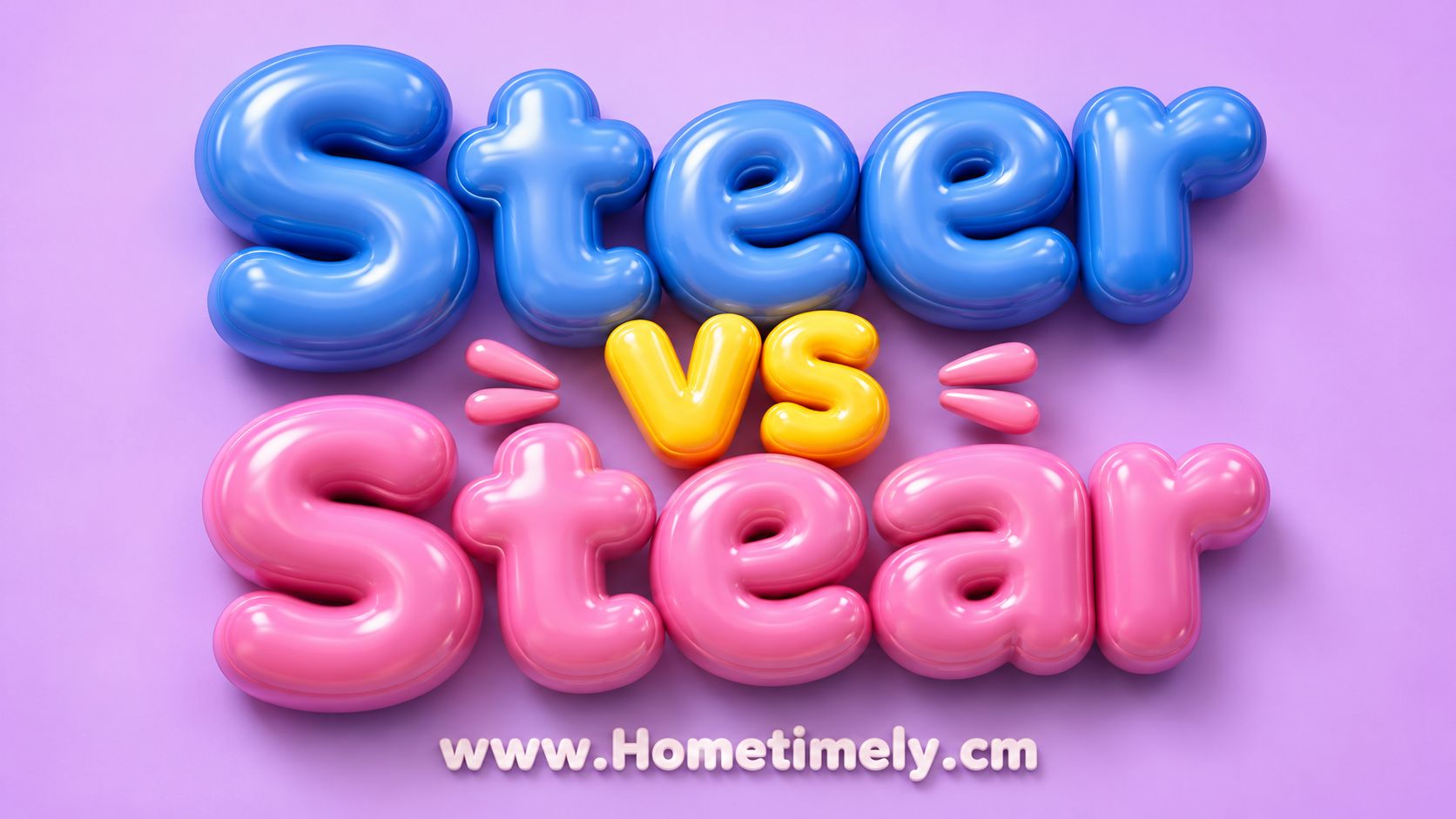 Steer vs Stear