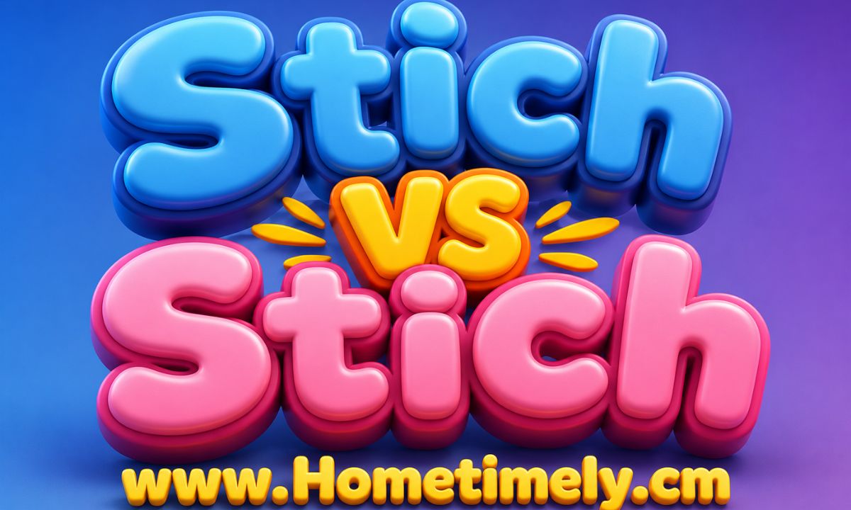 Stich vs Stitch Difference, Meaning, and Correct Usage (Complete Guide)