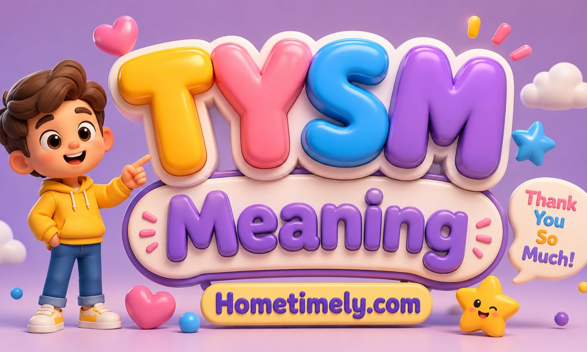 TYSM Meaning in Text
