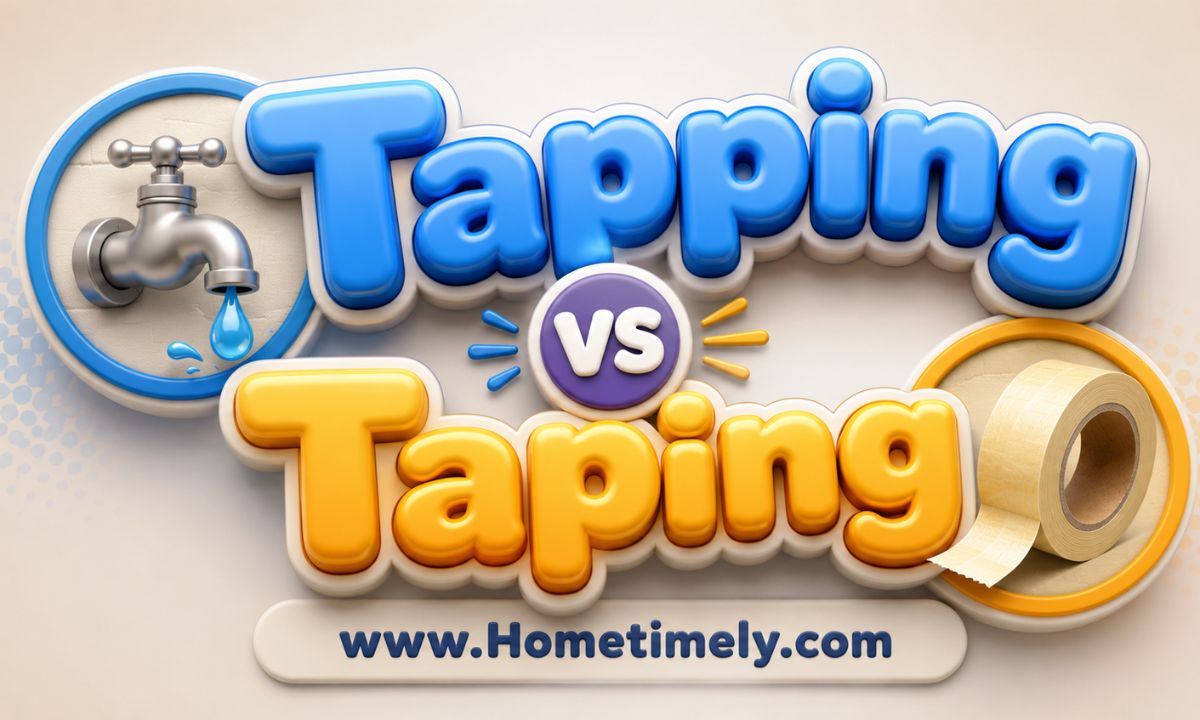 Tapping vs Taping Difference and Correct Usage