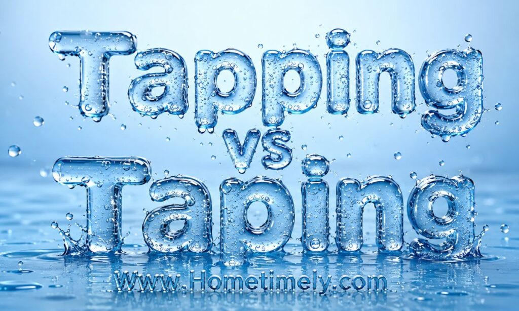 Tapping vs Taping Grammar Why People Get Confused