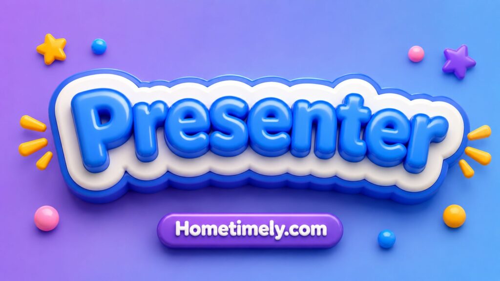 What Does Presenter Mean