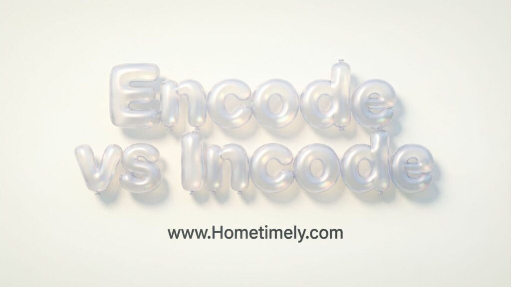 Why Do People Confuse Encode vs Incode