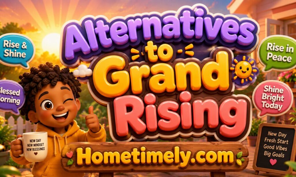 Alternatives to Grand Rising
