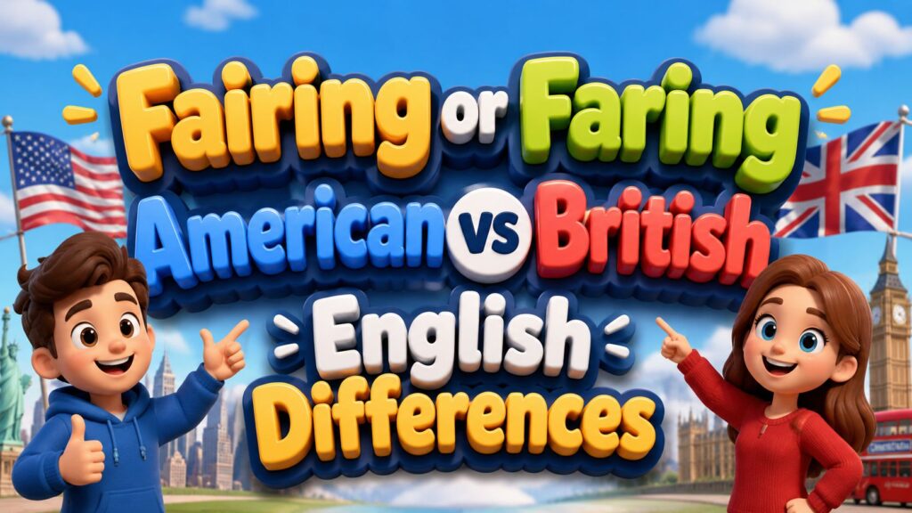 American vs British English Difference