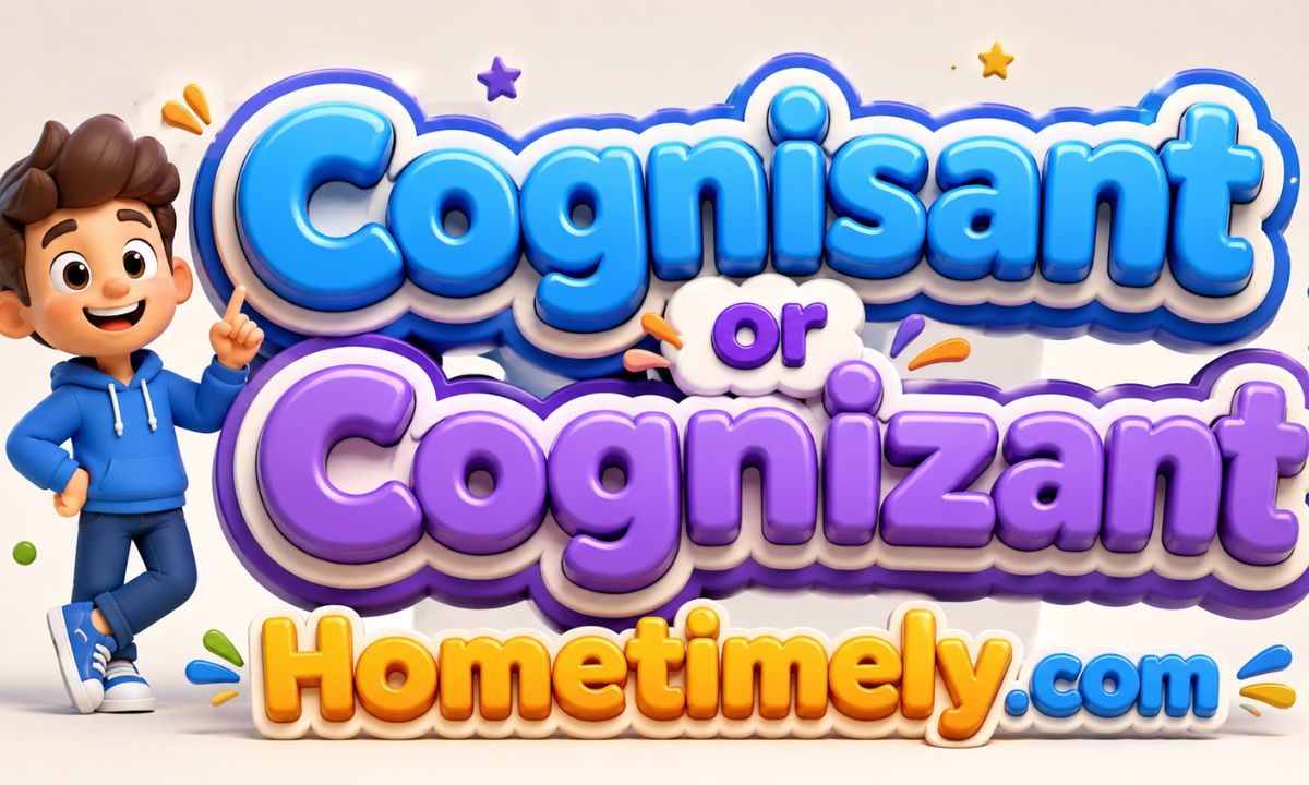 Cognisant or Cognizant