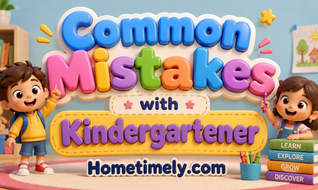 Common Mistakes with Kindergartner or Kindergartener