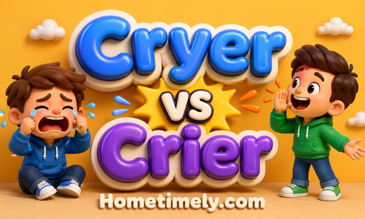 Cryer vs Crier