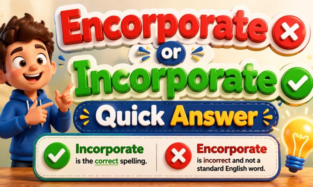 _Encorporate or Incorporate Quick Answer