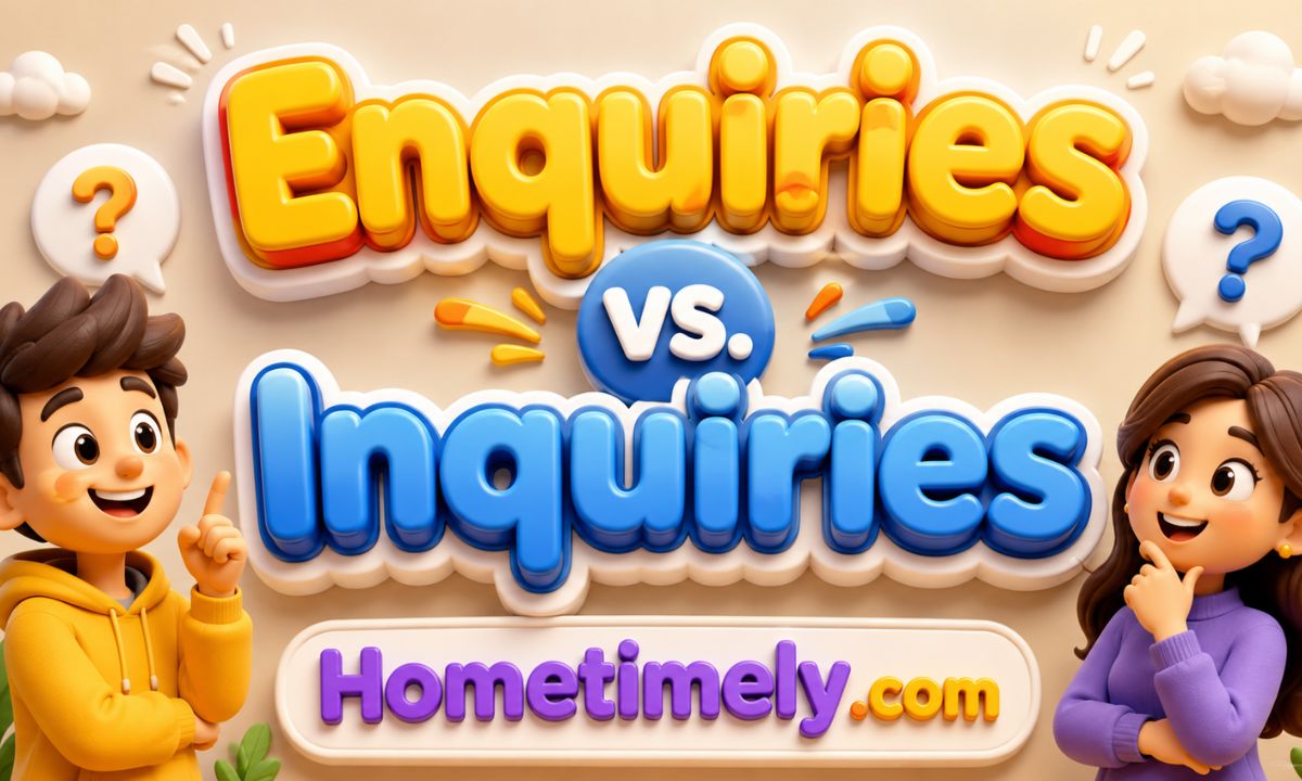 Enquiries vs. Inquiries