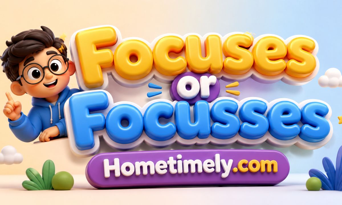 Focuses or Focusses The Complete Guide to Correct Usage