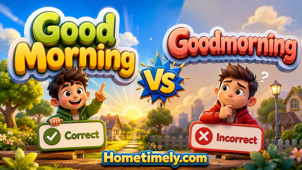 Good Morning vs Goodmorning My Quick Answer