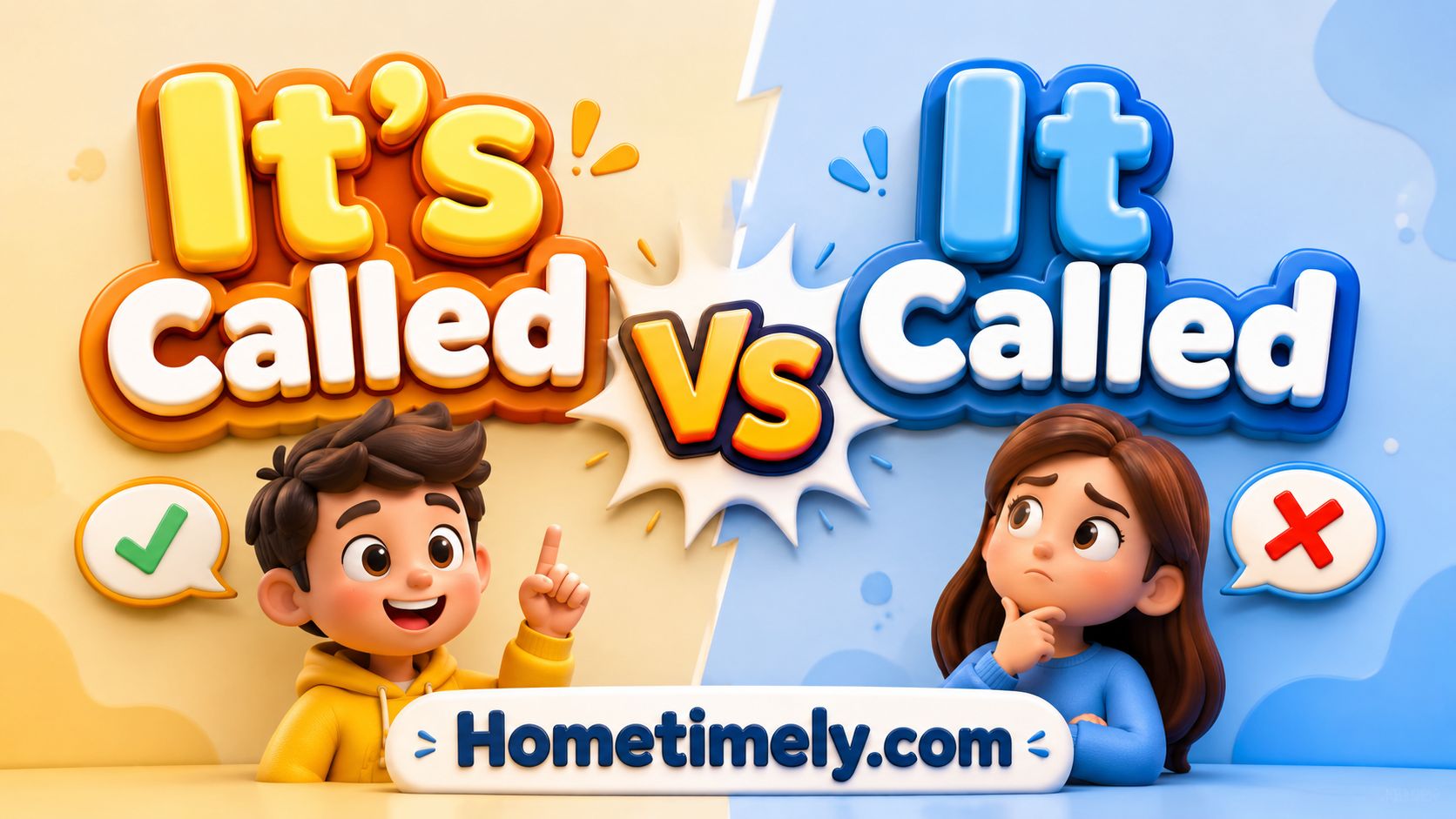 Its Called vs It Called