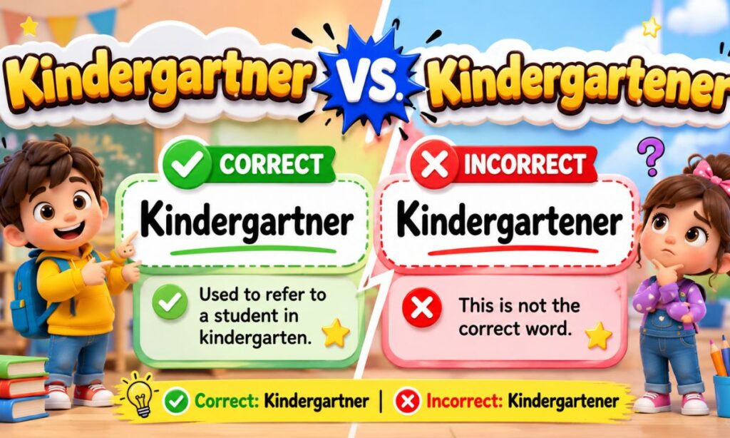 Kindergartner or Kindergartener Quick Answer