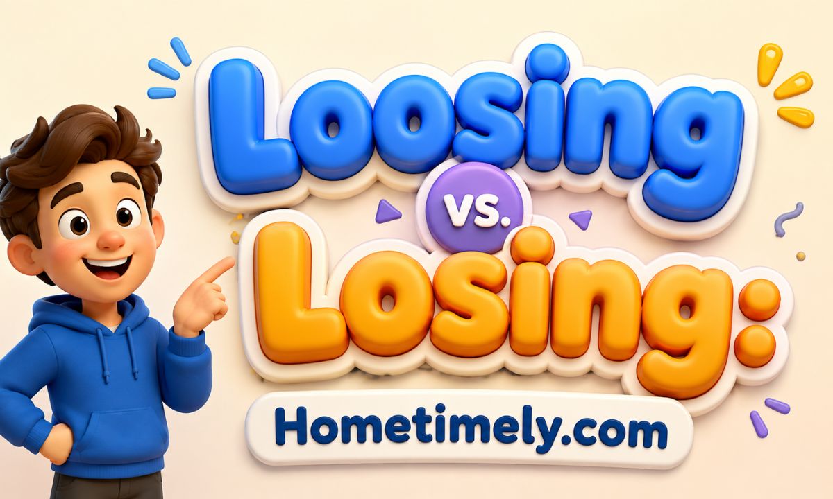 Loosing vs. Losing