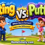 Puting vs. Putting: The Correct Spelling Explained
