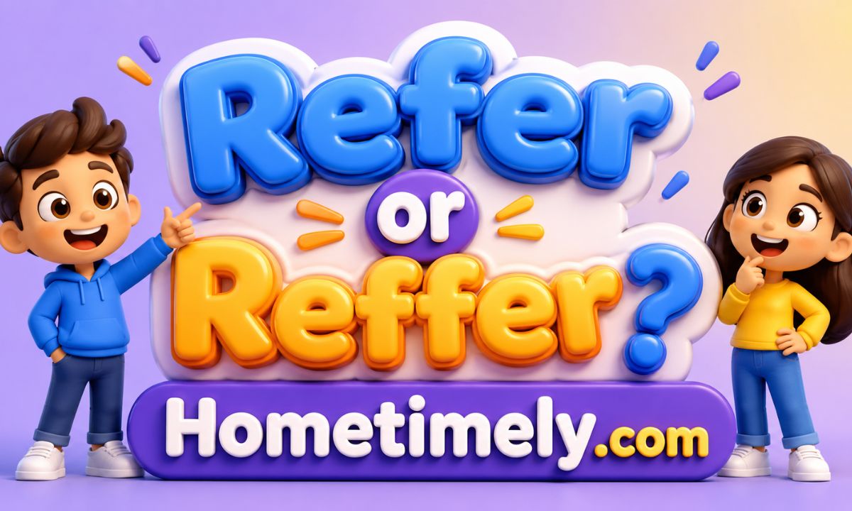 Refer or Reffer Which Spelling Is Correct