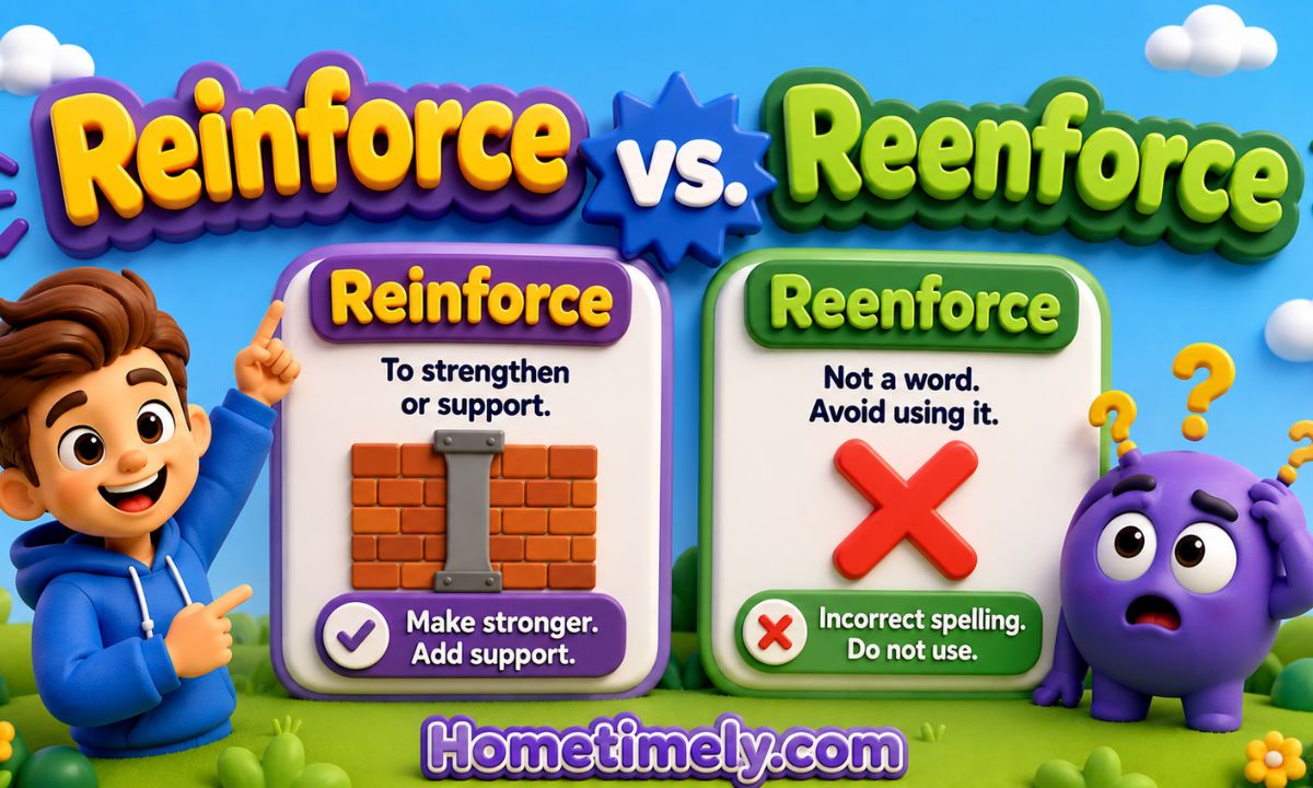 Reinforce vs. Reenforce