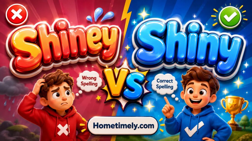 Shiny vs Shiney My Quick Answer