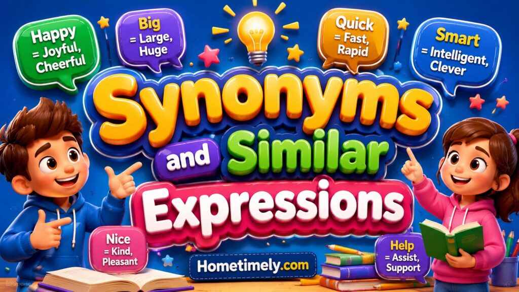 Synonyms and Similar Expressions