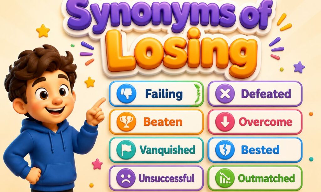 Synonyms of Losing