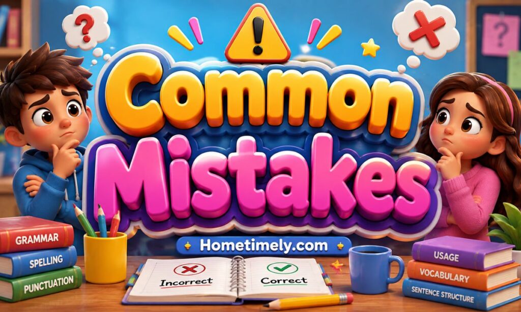 Common Mistakes Learners Make