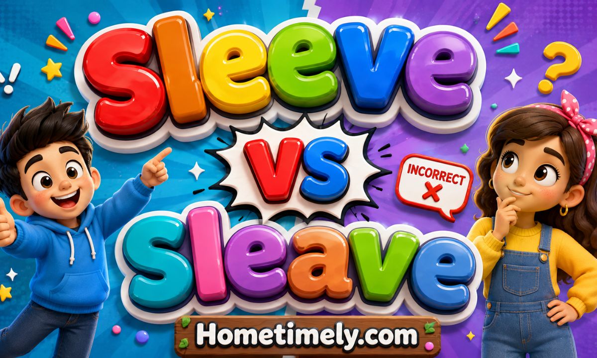 Sleeve vs Sleave